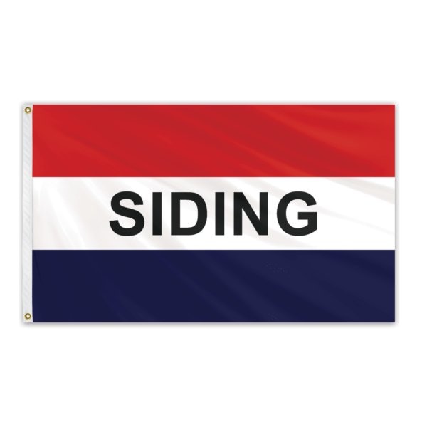 Global Flags Unlimited Siding Message Flag 3'x5' Standard Flag 204912 - main